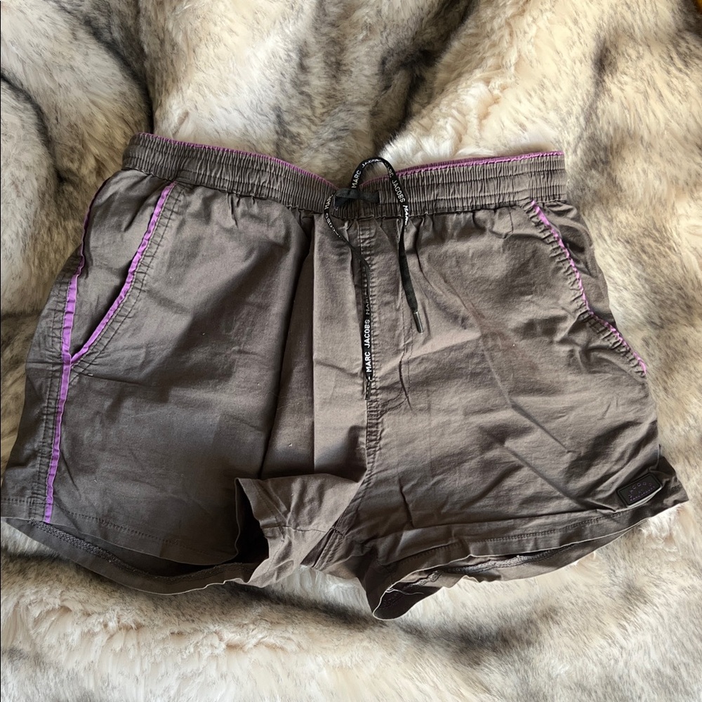 Men’s Jacobs by Marc Jacobs swim Grey Shorts with Purple Trim